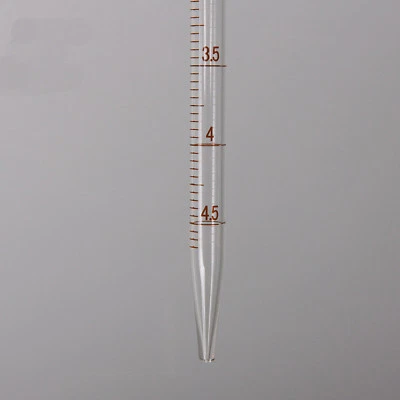 2pcs 50ml Clear Glass Pipette Lab Dropper Pipet With Scale Line Tool+ Free ball - Image 1 of 4