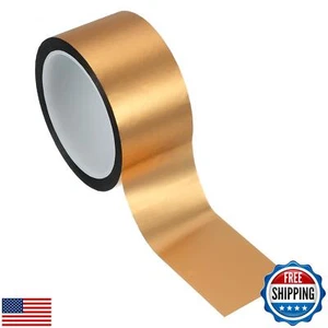 PATIKIL Metalized Polyester Film Tape 2 Inch x 55 Yards, Metallic Decor Tape - Picture 1 of 5