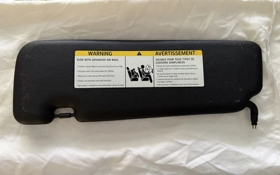 2015 BMW 428i Convertible Passenger Sun Visor. Black OEM BMW - Image 1 of 4