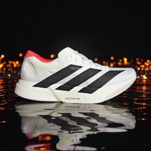 Adidas Zero Adios Pro 4 M Blanc Noir JR1094 Taille 11 Neuf Authentique - Photo 1/9