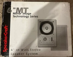 SpeakerCraft 6" MT Mirror Image Technology InWall Stereo Speaker System SEALED - Picture 1 of 1