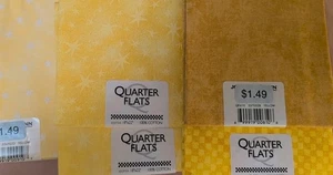 Lot Of 5 Joann Fabrics FQ Fat Quarters Fabric Yellow Asst - Picture 1 of 5