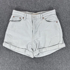 Levi's A-Line Mom Denim Shorts Light Wash Size 28 - Picture 1 of 10