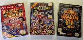 Double Dragon Trilogy Set 1-3 Nintendo NES en Cajas con P&oacute;ster!