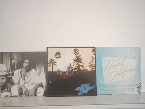 EAGLES - "HOTEL CALIFORNIA" / GATEFOLD w/ POSTER! / ASYLUM RECORDS 1976 - Imagen 1 de 6
