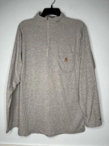 Pullover Carhartt Force Calce Relajado Para Hombre Grande Cuarto Cremallera Manga Larga Bolsillo - Imagen 1 de 5