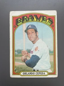 1972 Topps Orlando Cepeda #195 HOF - Foto 1 di 2