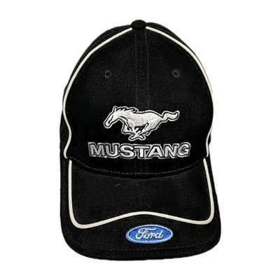 Gorra de béisbol Ford Mustang Mercancía con licencia Sombrero Logo Bordado Ajustable Algodón Negra Foto 1 de 4
