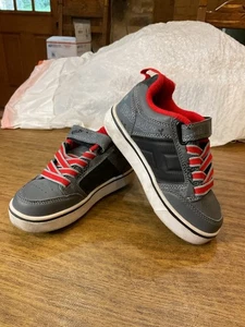 Heelys Bolt Plus X2 Size 12C Lights Up Two Wheels Roller Shoes Sneakers EUC - Picture 1 of 7