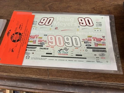 Slixx 1314 NASCAR #90 Heilig Meyer Ford Taurus Dick Trickle Decals  - Image 1 of 3