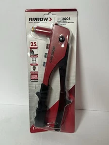 Arrow Fastener Co RH200 Rivet Tool 4 Tips 3/32", 1/8", 5/32", 3/16" Riveter - Picture 1 of 2