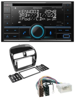 Kenwood CD 2DIN DAB USB MP3 Bluetooth Autoradio für Mitsubishi SpaceStar Mirage - Bild 1 von 4
