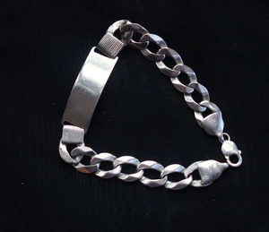 Wunderschönes äthiopisches Sterlingsilber Kettenglied Armband - Bild 1 von 11
