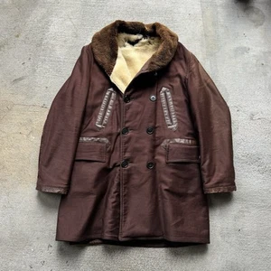 Vintage 50s Barnstormer Jacket Coat Sherpa Lined Mens Large - Picture 1 of 8