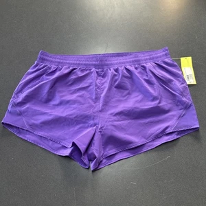 NWT All in Motion Women's Purple Mid Rise Running Shorts Size 1X - Picture 1 of 7