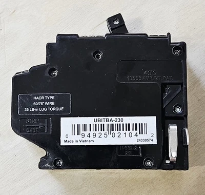 ⚡️Disyuntor miniatura Challenger UBITBA-230, serie Ubitba, 30A, 2 polos Foto 1 de 4