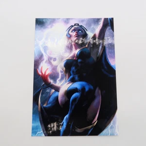 Storm Xmen Art Print by Stanley Artgerm Lau 7.5 x 10.5 Metallic - Picture 1 of 6
