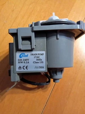 pompe de vidange lave vaisselle - FUDI drain pump 1718C-50hz- class 155-30w,0,2A - Photo 1/4