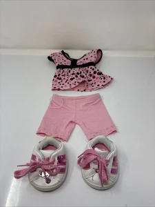 Build-A-Bear Limited Too Skechers Outfit Pink Shirt Rosa Leggings Schuhe Set - Bild 1 von 24