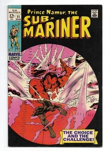 THE SUB-MARINER #11 VF/NM 9.0 MARVEL COMICS 1969 - Foto 1 di 2