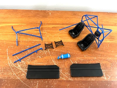 Lote de piezas de asientos barras antivuelco interiores Dodge Challenger Race 1/18 ACME 1970 1971 Foto 1 de 4