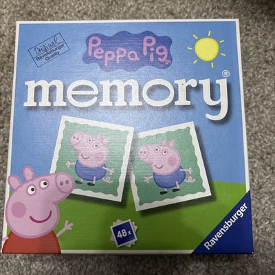 Ravensburger Peppa Pig Mini Memory Game - Matching Picture Snap Pairs Game for K - Image 1 of 2