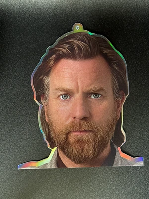 2025 Topps Chrome Star Wars Oversized Heads Die Cut - Obi-Wan Kenobi #CDC-17 - Image 1 of 2