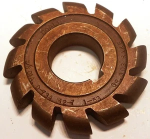 DOALL CORNER ROUNDING MILLING CUTTER, 3 1/2 X 5/8 X 1, D-734, M2-7, 1-53, GR 303 - Picture 1 of 3