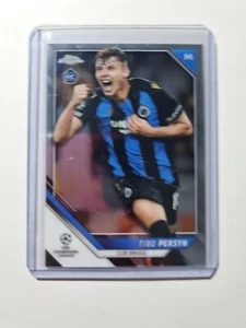 2021-22 Topps Chrome UEFA Champions League TIBO PERSYN Rookie Card # 40 - Picture 1 of 2