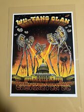 Wu Tang Clan Emek Washington DC Variant Poster #21 /100 Numbered SHIPS ASAP