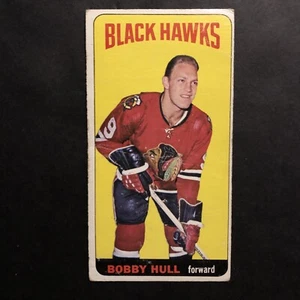 1964-65 Topps Hockey impresión corta Tallboys Bobby Hull Chicago Blackhawks #20 - Imagen 1 de 3