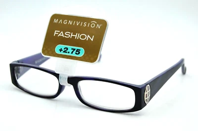 Magnivision SUZANNA PRP 53/17-138 женщин моды прямоугольник очки для чтения + 2,75 - Изображение 1 из 4