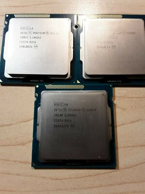 Lote de Intel Pentium G2120 G2020 Celeron G1610 LGA1155 Ivy Bridge Foto 1 de 3