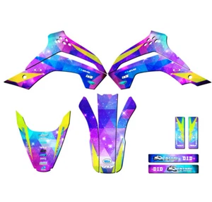 2008-2018 KLX 140 SPACE KADET Galaxy Senge Graphics Kit Compatible with Kawasaki - Picture 1 of 10