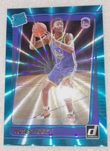 2021-22 Panini Donruss - Rated Rookie Holo Teal Laser #234 Moses Moody (RC) - Foto 1 di 2