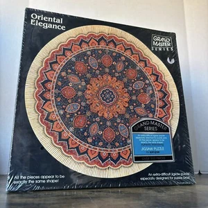 RARE Springbok Circular Jigsaw Puzzle Grand Master Series Oriental Elegance 500+ - Picture 1 of 12