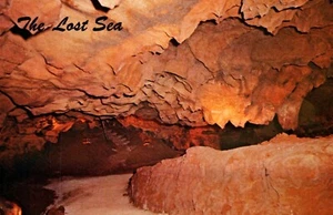 The Lost Sea Craighead Caverns TN Postcard Unposted Color Chrome Divided P69609 - Picture 1 of 2