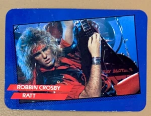 ROBBIN CROSBY 1985 AGI Rock Star Concert Cards 1st Series #37 RATT - Picture 1 of 2