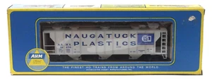 Vintage AHM Roco HO 48' abgedeckter Trichter Naugatuck Kunststoffe RTR Neu im Karton 70er Jahre - Bild 1 von 4