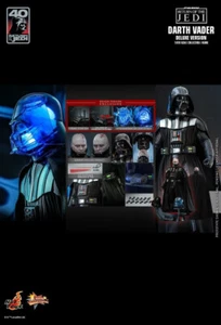 Star Wars VI Return Of The Jedi DARTH VADER DELUXE 40th Hot Toys Sideshow MMS700 - Foto 1 di 13