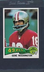 1975 Topps #165 Gene Washington 49ers MT *1610 - Imagen 1 de 1