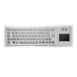 67 keys Stainless steel computer keyboard with touchpad for industrial kiosk - Picture 1 of 9