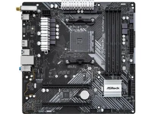 ASRock B450M/AC R2.0 AM4 AMD Promontory B450 SATA 6Gb/s Micro ATX AMD Motherboar - Imagen 1 de 7