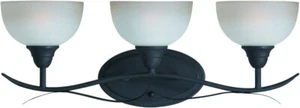 Triarch 33260/3 3 Light Value Bathroom Light, Blacksmith Bronze - Picture 1 of 1
