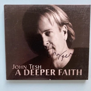 A Deeper Faith CD Signed by John Tesh Autographed Brand New 2002 God Is My Rock - Foto 1 di 3