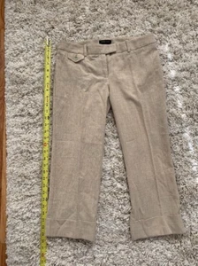 The LIMITED DREW FIT Tan Khaki DRESS PANTS size 0 HARDLY WORN - Picture 1 of 4