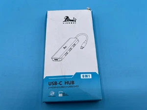 LIONWEI Upgraded USB C to HDMI 4K@60Hz Multiport Adapter, 6-in-1 USB C Hub with - Picture 1 of 4