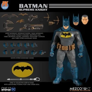 Mezco One:12 Collective Batman Supreme Knight PX Esclusive Tin Box Set - Foto 1 di 13