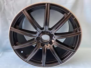 1pc Front 19"x8.5 AMG STYLE E63S BLACK WHEELS RIMS FITS MERCEDES BENZ C E S SLK - Picture 1 of 1