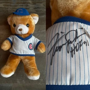 Vtg Chicago Cubs Steven Smith Plush FERGUSON JENKINS Signed Auto Fergie HOF 91 - Picture 1 of 9